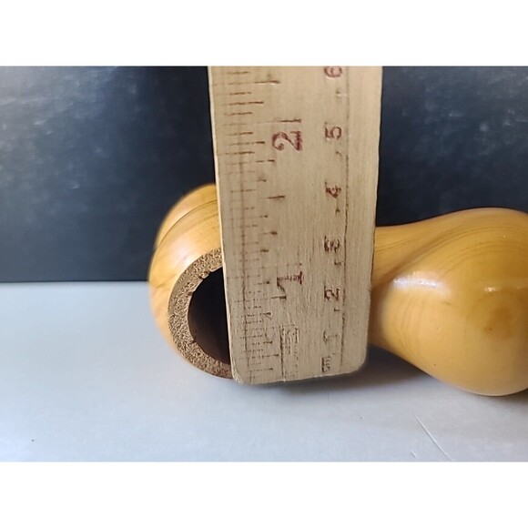 Vernon Texas Souvenir Wooden Salt and Pepper Shakers, Vintage - Picture 10 of 10